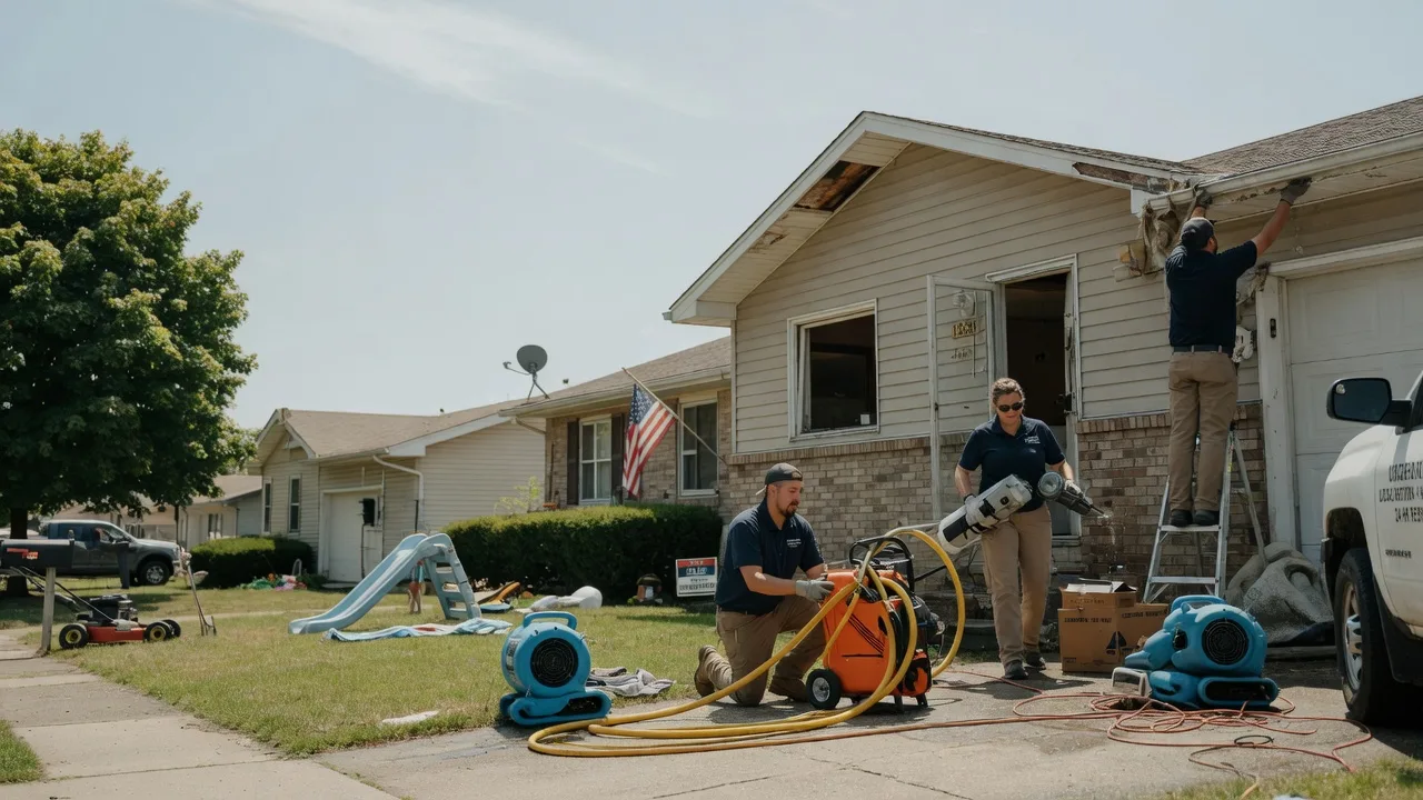 Water Damage Restoration in Marine, IL near me